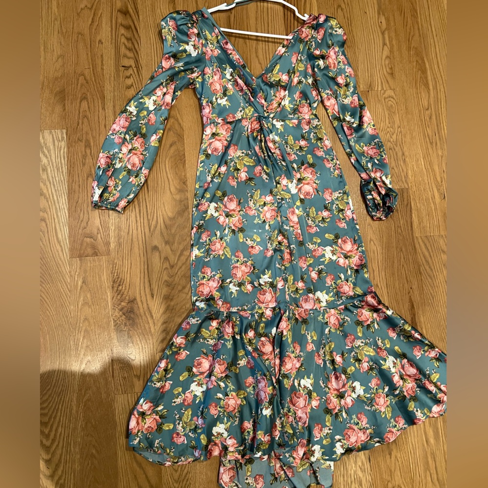 Midi Ruffled Tiered Multicolored Sundress